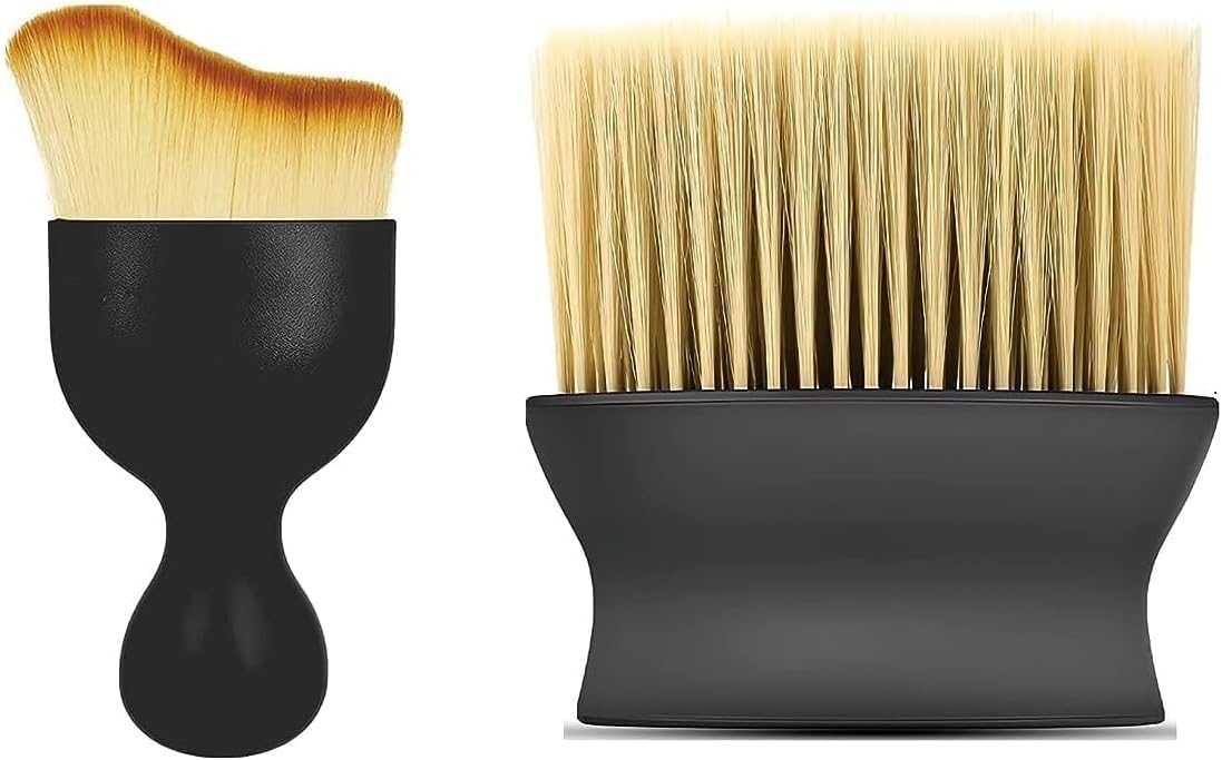 Sounce Car Interior AC Vents Cleaning Brush Combo 2 Pcs Pack Detailing Soft Brush, Dusting Tool for Automotive Accessory Car Cleaning Brush, Anti Scratch for AC Vent, Dashboard, Leather Seat (Combo)