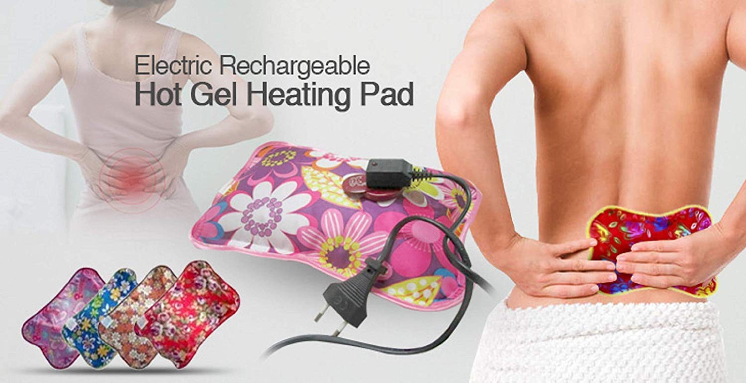 MOBDESK heating bag, New Electric Gel Bottle Pouch Massager Hot Water Bag (Multicolour)