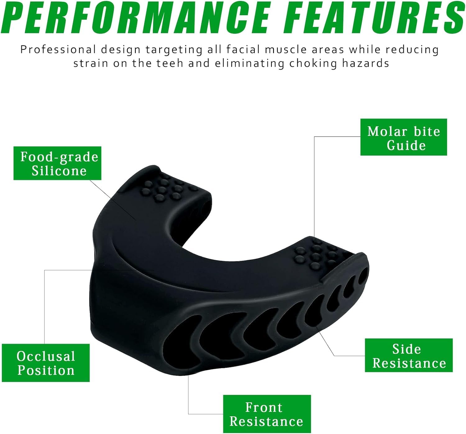 COOFANDY 1 pc Jaw Exerciser for Men Women, Tighten, Tone & Strengthen, Target your jawline, chin, lips and cheekbone, Facial Exerciser for Beginner, Intermediate & Advanced User, Double Chin Reducer